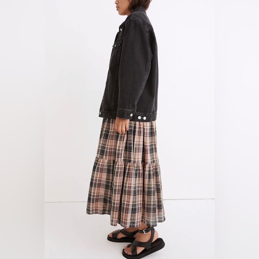 MadeWell Oversize Black Denim Jacket